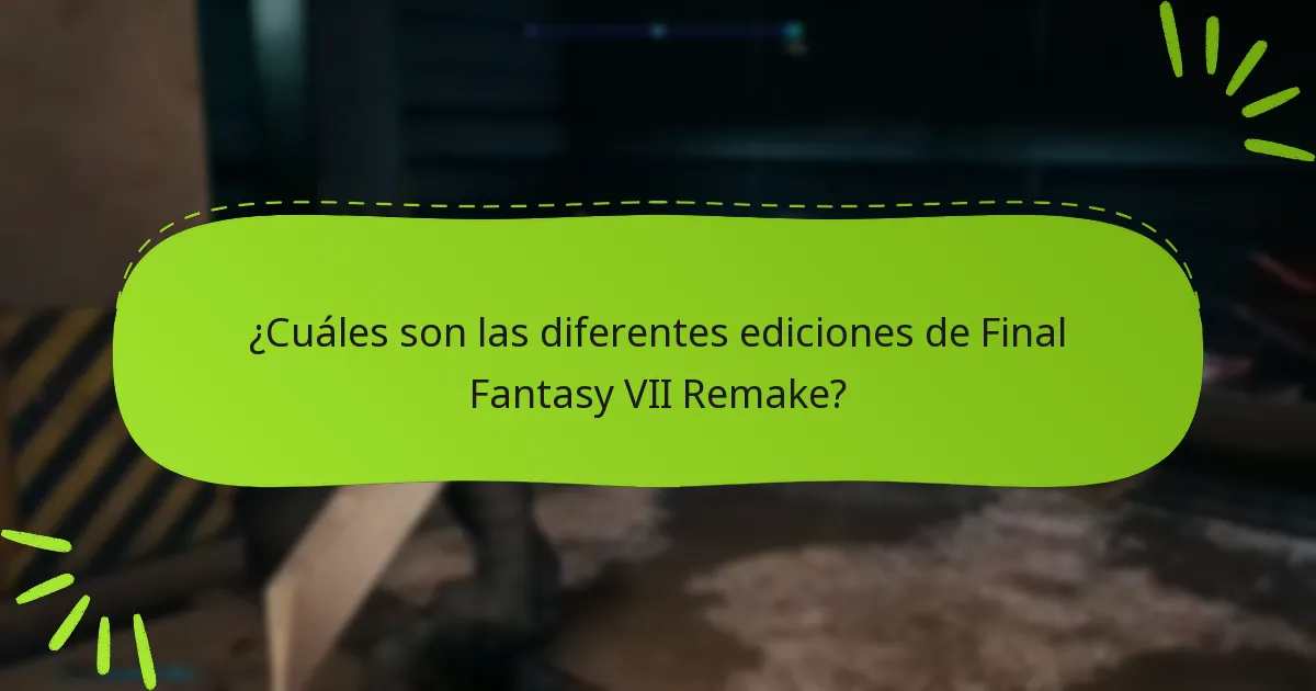 ¿Cómo canjear las bonificaciones de edición en Final Fantasy VII Remake?