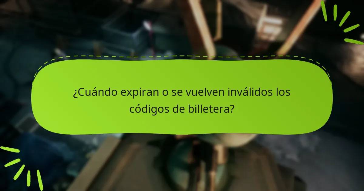 ¿Qué debo hacer si mi código de billetera no funciona?