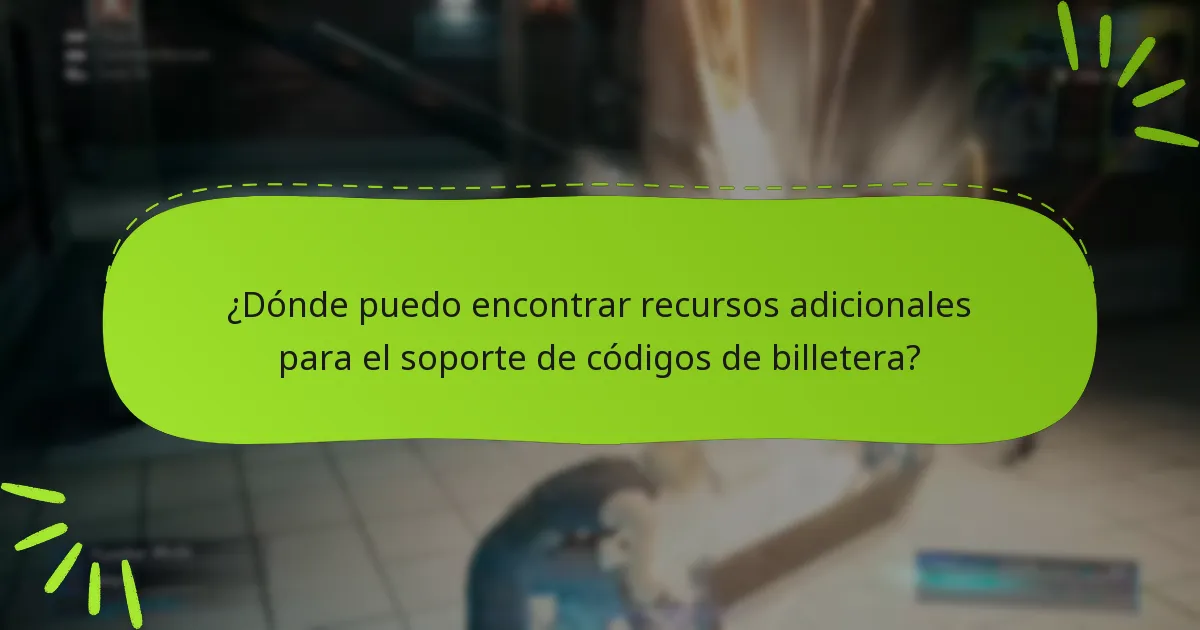 ¿Qué debo hacer si mi código de billetera no funciona?